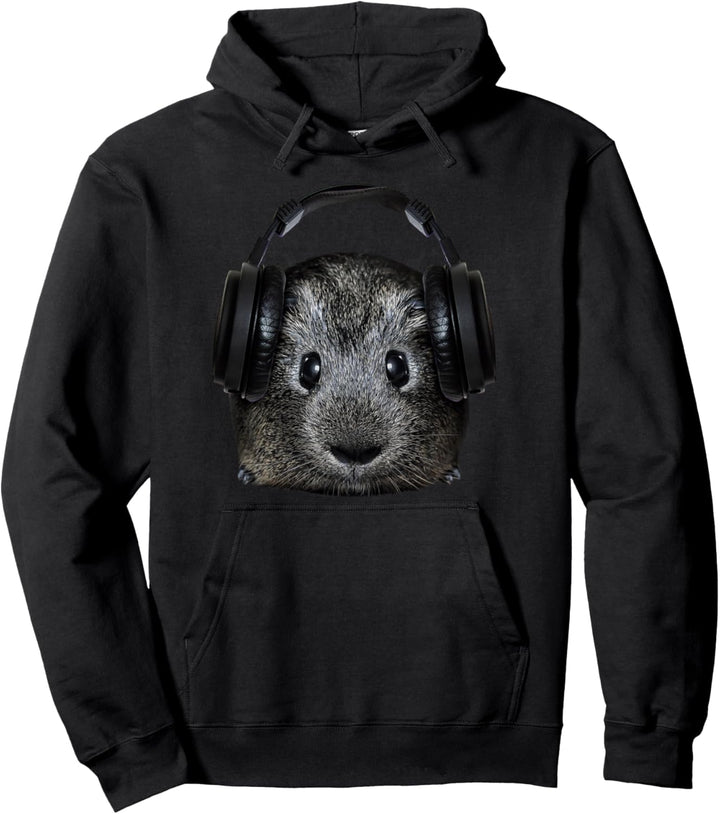 DJ Meerschweinchen Geschenk Musik Festival Elektro Haustier Pullover Hoodie