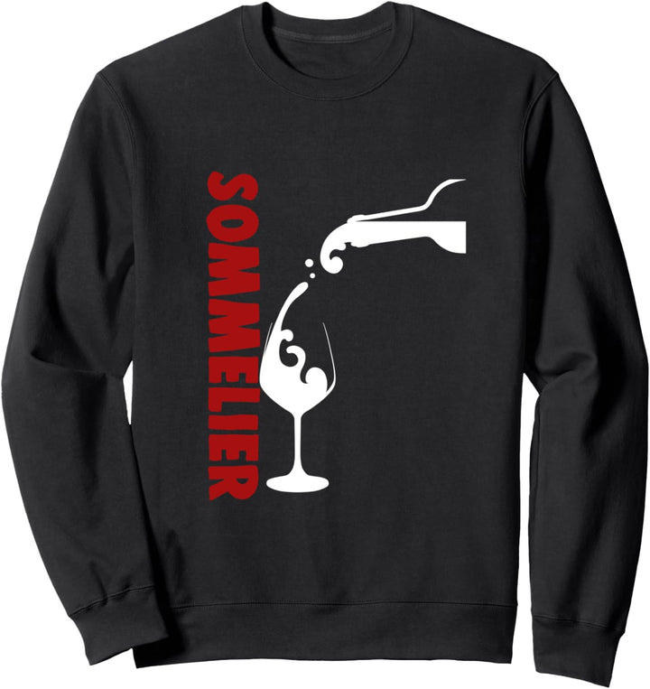 Sommelier Weinkellner Restaurant Mitarbeiter Kellner Winzer Sweatshirt