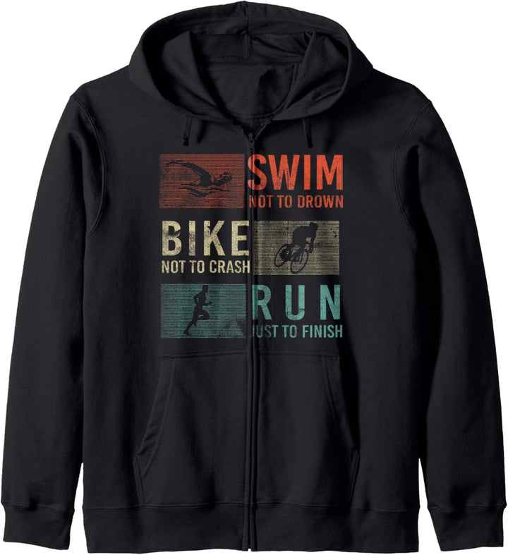Design für Triathlon und Sportler. Kapuzenjacke