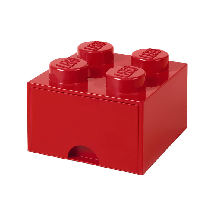Room Copenhagen Schublade 4 Noppen, 1 Fach, stapelbare Box, 4,7 l 40051730 Rot 25 x 25,2 x cm, Rot