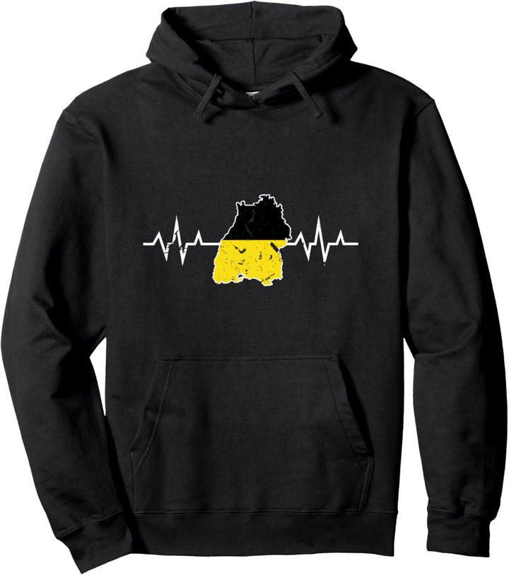 Mein Herz Schlägt Für Stuttgart Baden-Württemberg Pullover Hoodie