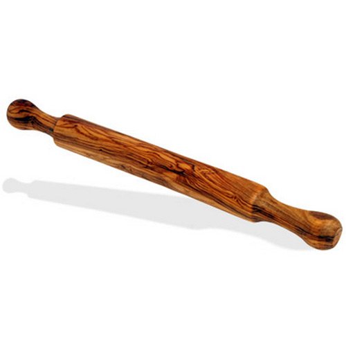"MATTARELLO" NUDELHOLZ AUS OLIVENHOLZ 40cm von Mastro Leonardo - Handarbeit aus Italien (Holz Teigro
