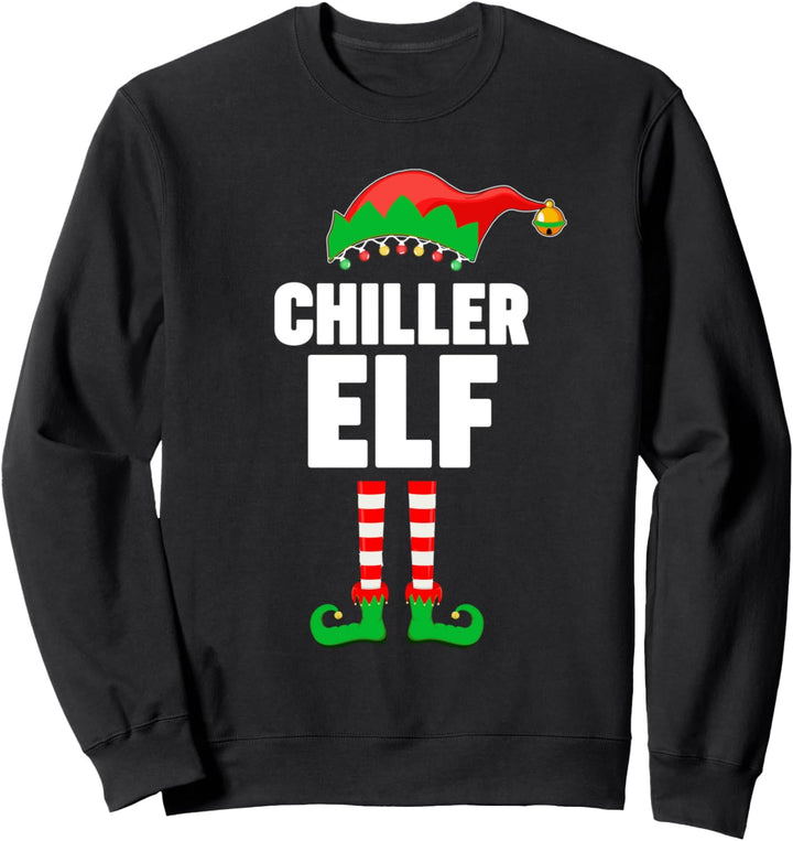 Weinachten Weihnachtself Chiller Elf Elfen Sweatshirt