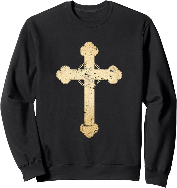 Christentum I Kreuz I Gott I Jesus I Schönes Jesuskreuz Sweatshirt