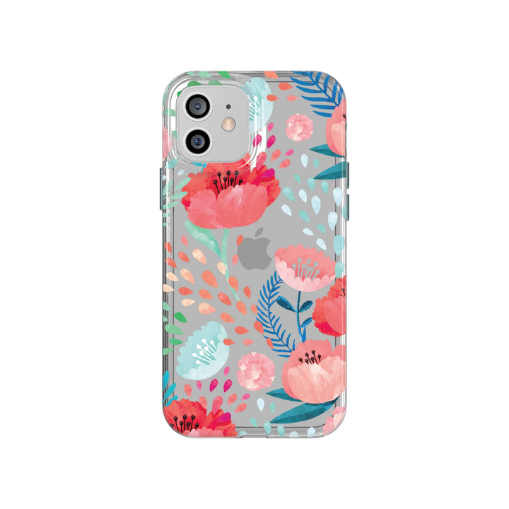 tech21 Evo Art Botanischer Garten für iPhone 12/12 Pro - Schutzhülle mit 10 Fuss Multi-Drop-Schutz u