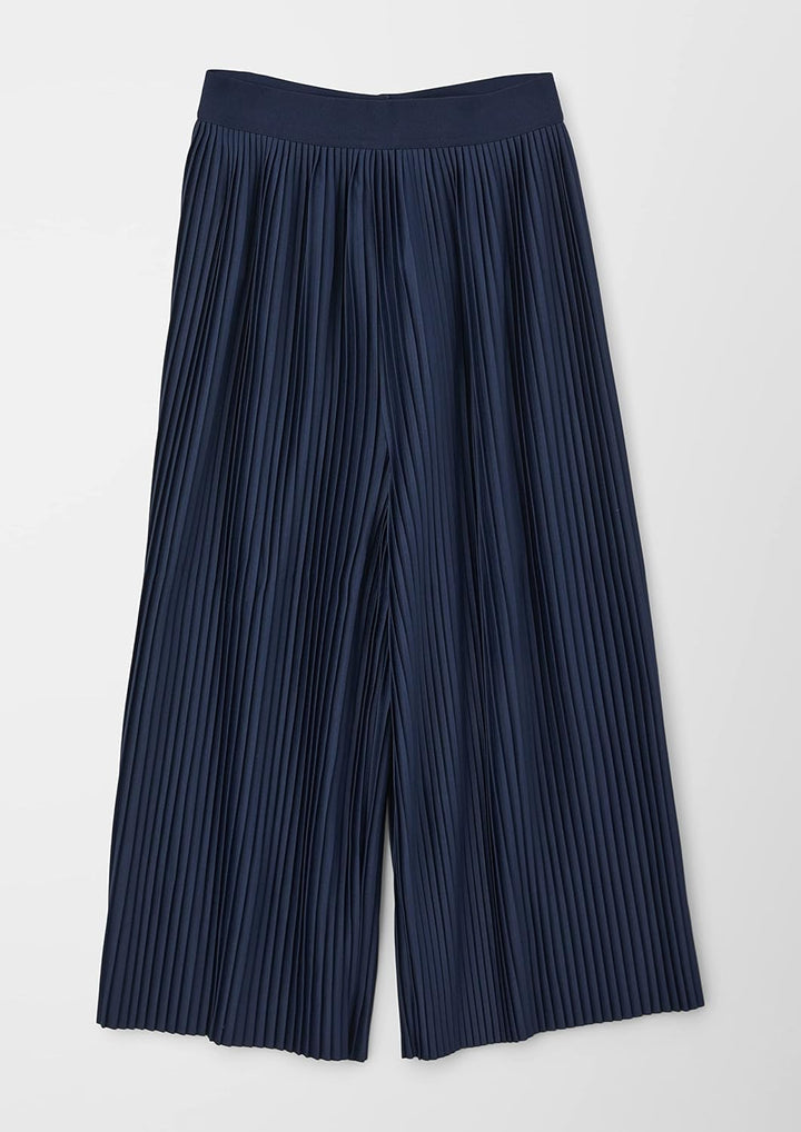 s.Oliver Mädchen Culotte mit Plisseefalten, Blau