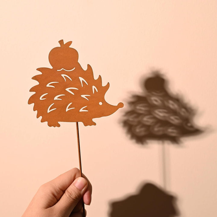 Valery Madelyn 8er Rost Gartenstecker für Herbstdeko Draussen,25cm Rostoptik Gartendeko mit Igel Eul