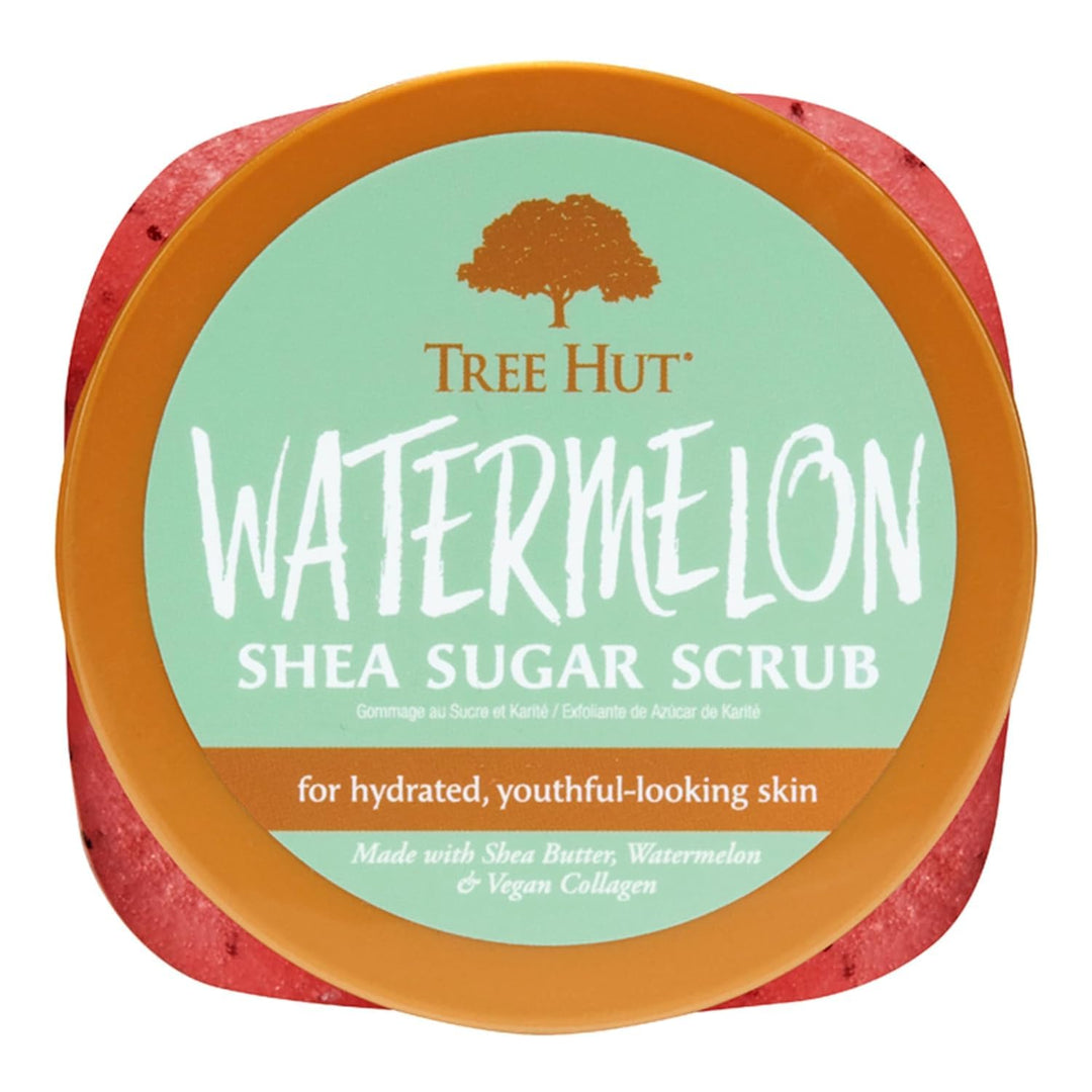 Tree Hut Watermelon Shea Sugar Scrub, 510.3 g, Ultra Hydrating and Peeling Scrub for Nourishing Esse