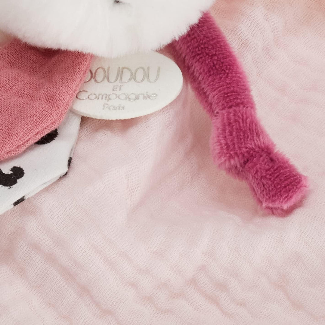 Doudou et Compagnie (DOUDX) Happy WILD - schmusetuch Baby Rosa, Baby Rosa