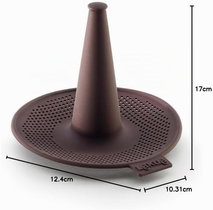 Lékué Bagels, Silikon, braun; 10,3 cm; 6 Stück, Braun