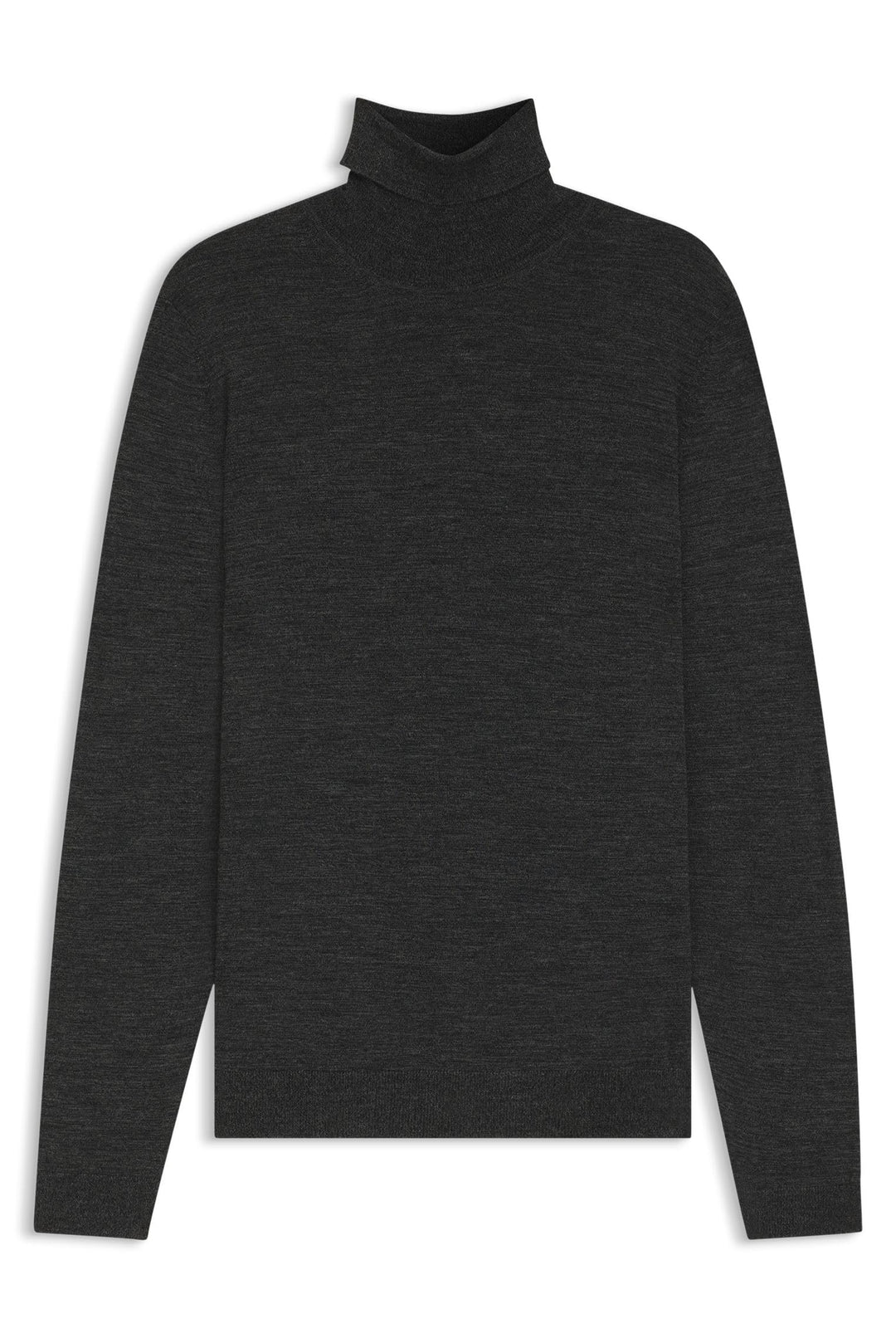BOSS Herren Rollkragenpullover MUSSO-P aus Wolle M Anthrazit, M Anthrazit