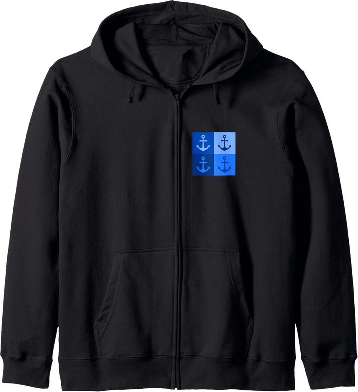 Anker Popart Kapuzenjacke