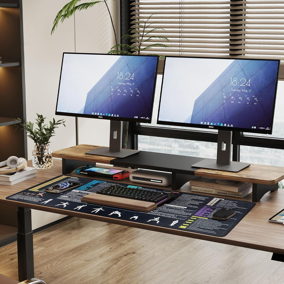 DAWNTREES Excel Mauspad Deutsch,Tastenkombinationen,120X60cm,Gross Gaming Mouse Pad XXL, Schreibtisc