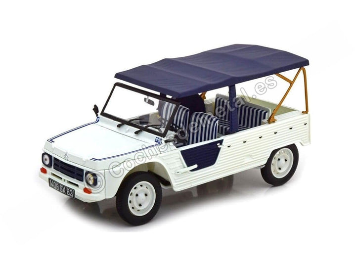 Norev 181516 Miniaturauto aus der Sammlung, Creme/Blau, 1/18e