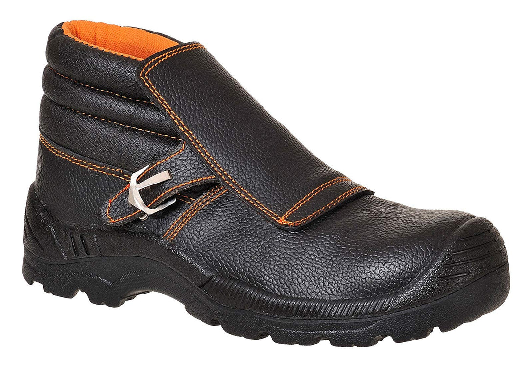 Portwest Portwest Compositelite Schweisser-Stiefel S3 HRO, Grösse: 46, Farbe: Schwarz, FW07BKR46 46