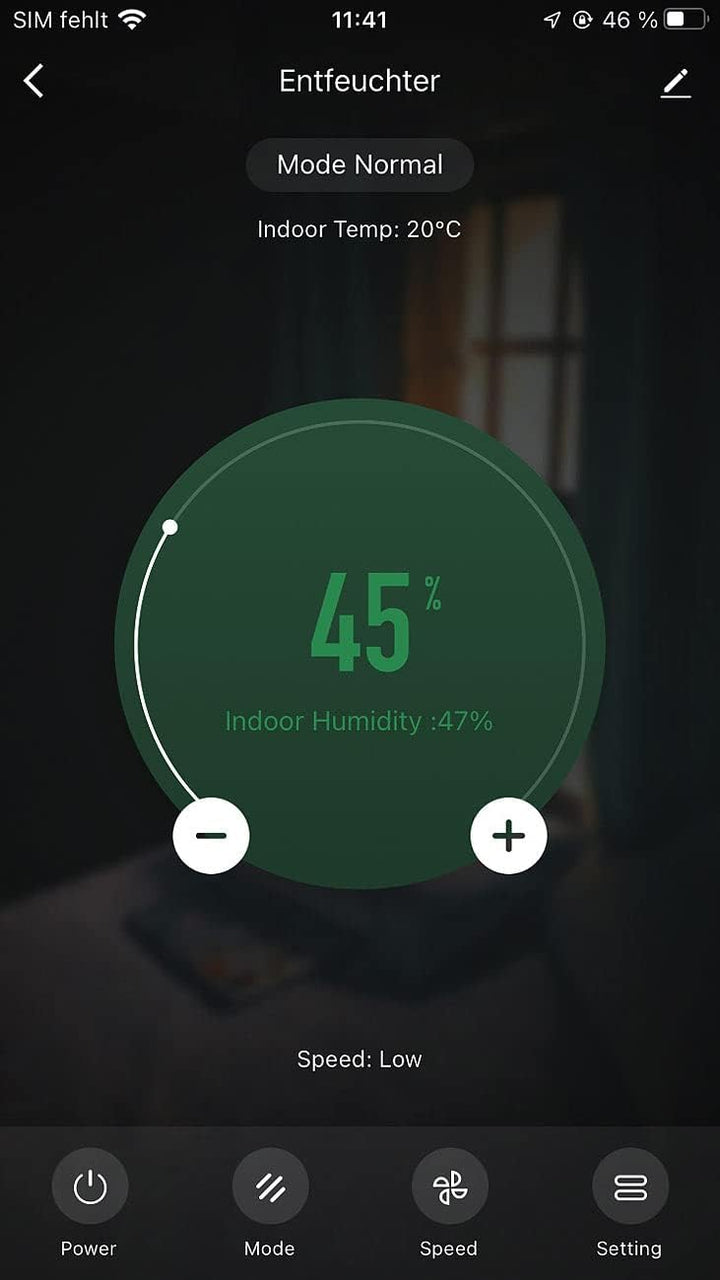 Sichler Haushaltsgeräte Lufttrockner: Smarter WLAN-Luftentfeuchter mit Timer und App, 12 Liter/Tag (