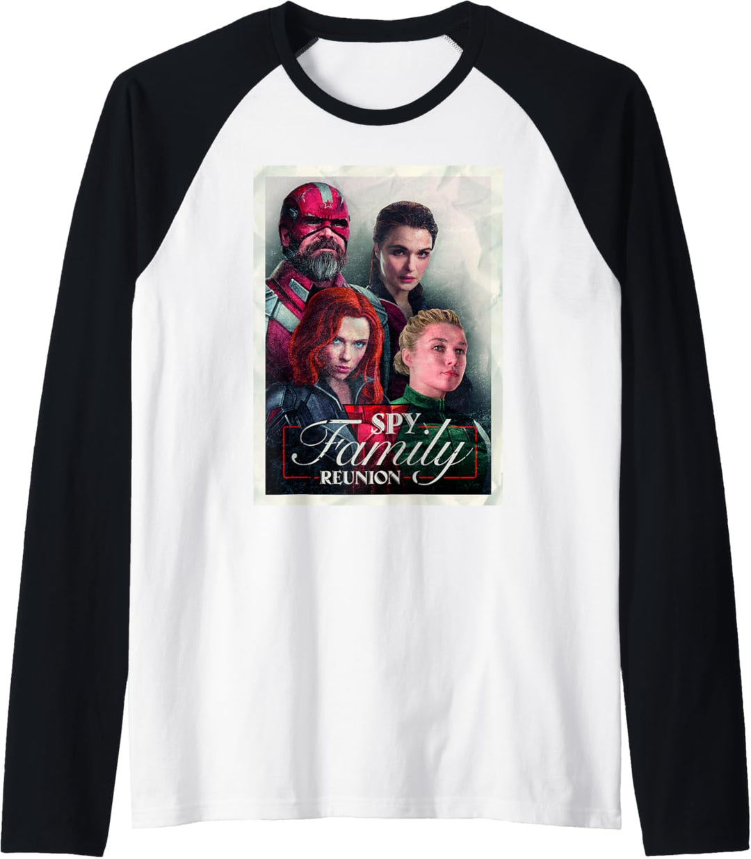 Marvel Black Widow Spy Family Reunion Raglan