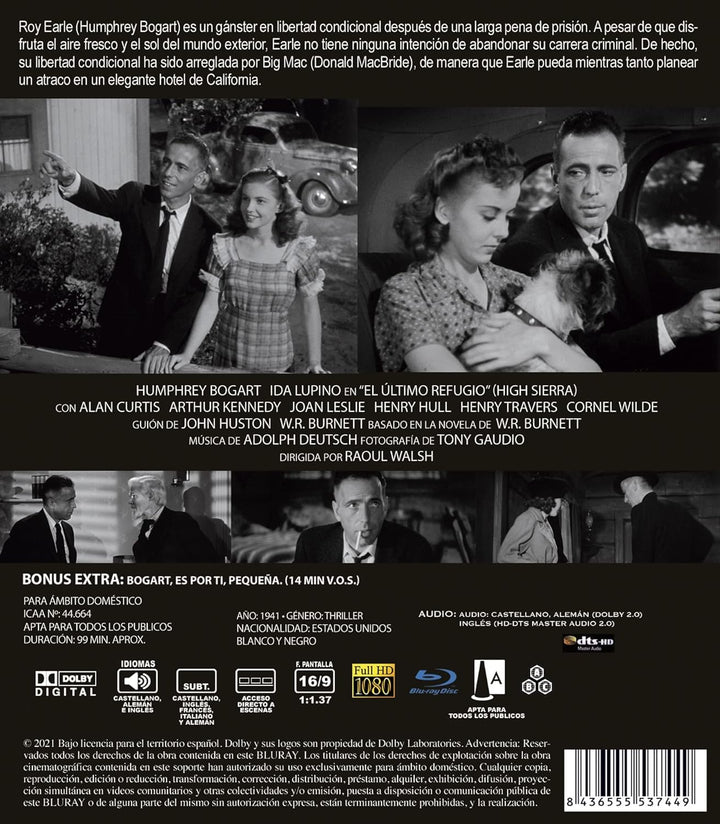 Entscheidung in der Sierra (1941) Blu Ray mit deutschem Ton, Blu-ray