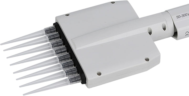 8 Kanal Pipette 50-300μl Pipette Mehrkanalpipette Variables Volumen Mechanische Pipette Manuell Eins