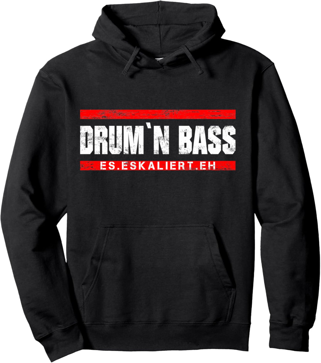 Drum And Bass Musik DnB Rave Drum & Bass Pullover Hoodie