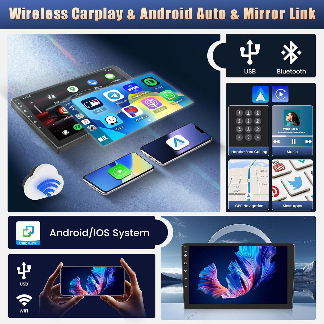 Hikity 8Cores 2+64G Autoradio Navi Für Audi A3 S3 RS3 8P Wireless Carplay Android Auto, Android 15 9