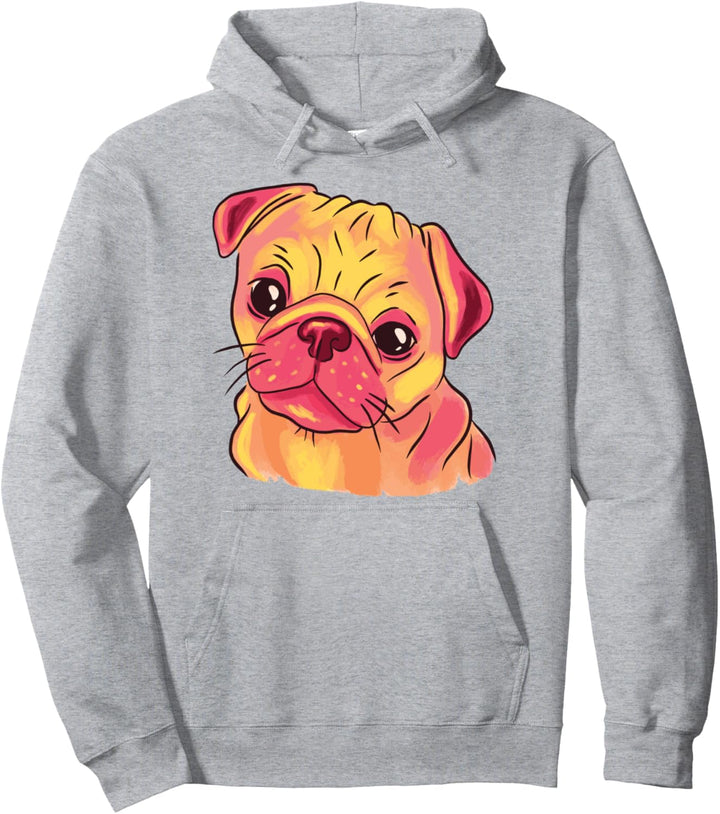 Mops Hund Pug Mom Dog Dad Pug Lover Gift Pullover Hoodie