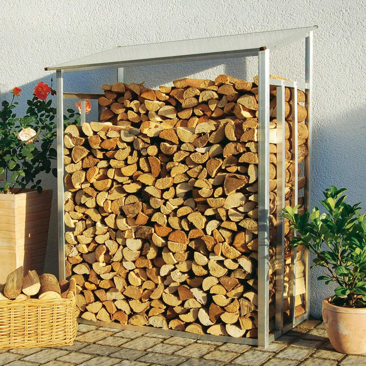 Beckmann KHL Kaminholz-Lager Alu, Natur