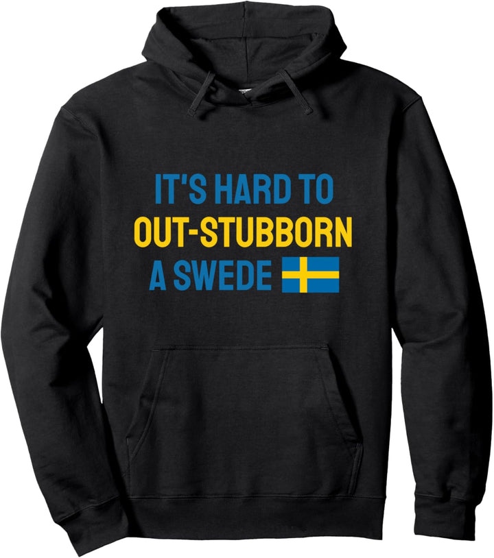 Hartnäckiger Schwede Pullover Hoodie
