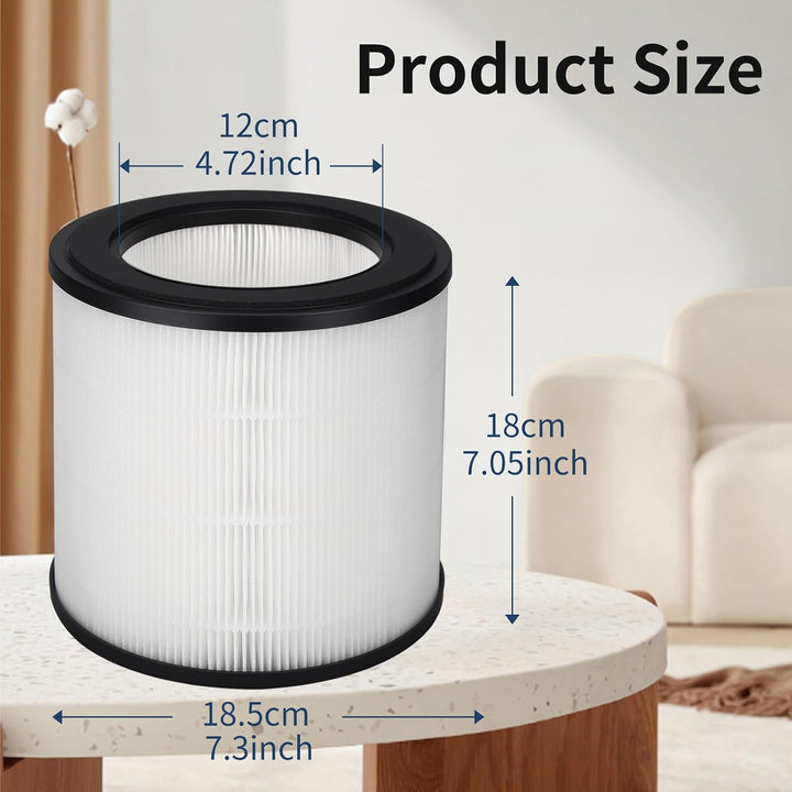 2 Stück FY0194 HEPA-Ersatzfilter HEPA-Filter Filter Kompatibel mit PHILIPS Serie 800 Luftreiniger, A