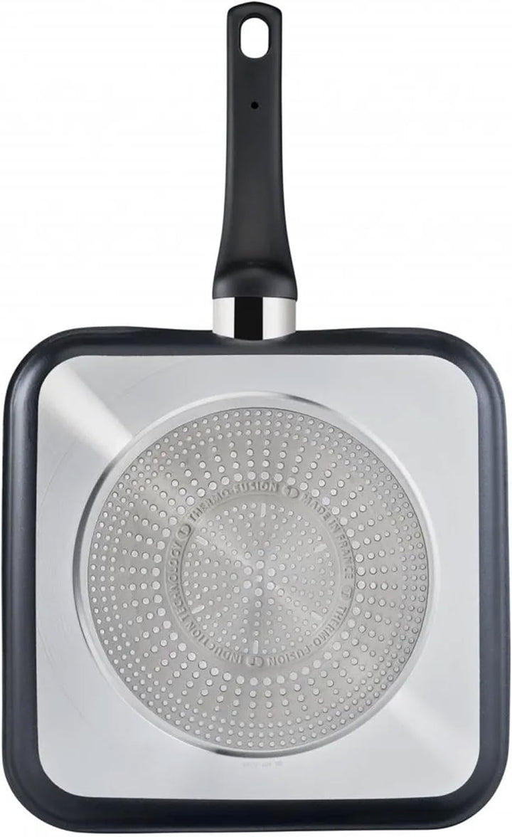Tefal Selection Grillpfanne 26 x 26 cm, Titanium Antihaft-Versiegelung, Thermo-Spot Temperaturindika