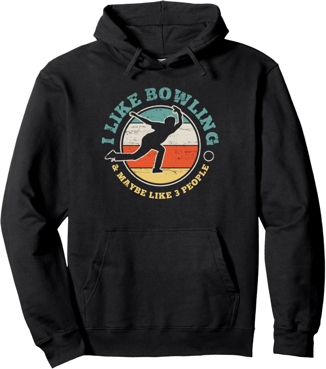 Bowling Introvertiert Pullover Hoodie