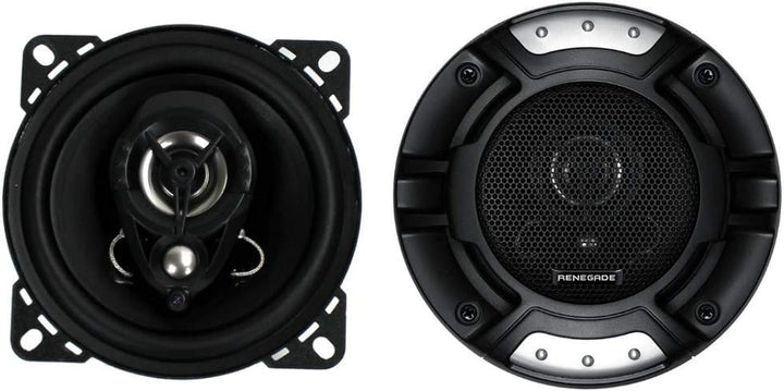 2 RENEGADE RX42 2 Wege koaxial Lautsprecher 4" 10,00 cm 100 mm 60 watt rms 120 watt max impedanz 4 o