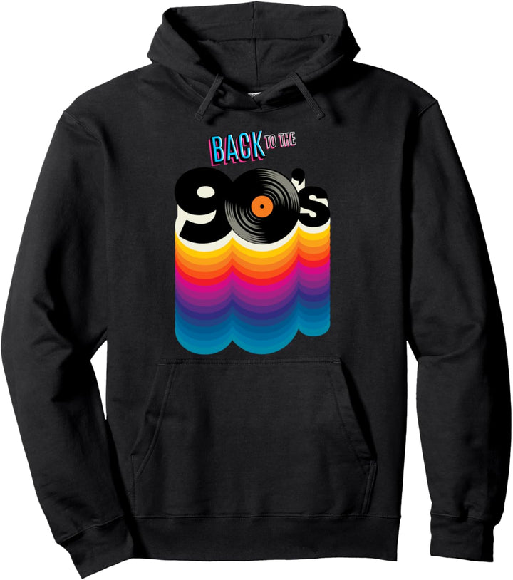 Cooles Vintage Retro Back To 90s Illustration Grafik Design Pullover Hoodie