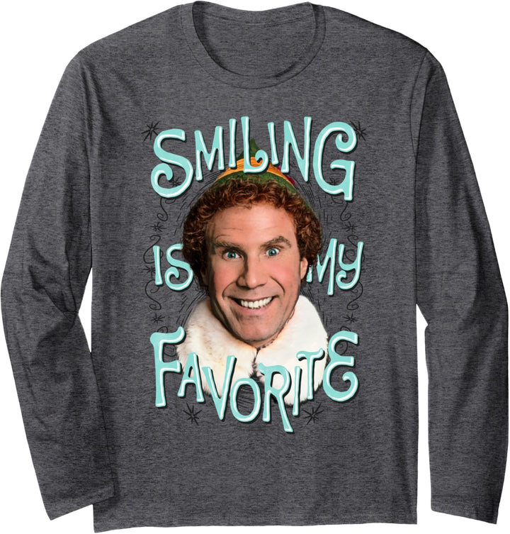 Elf Movie Smiling Weihnachten Langarmshirt