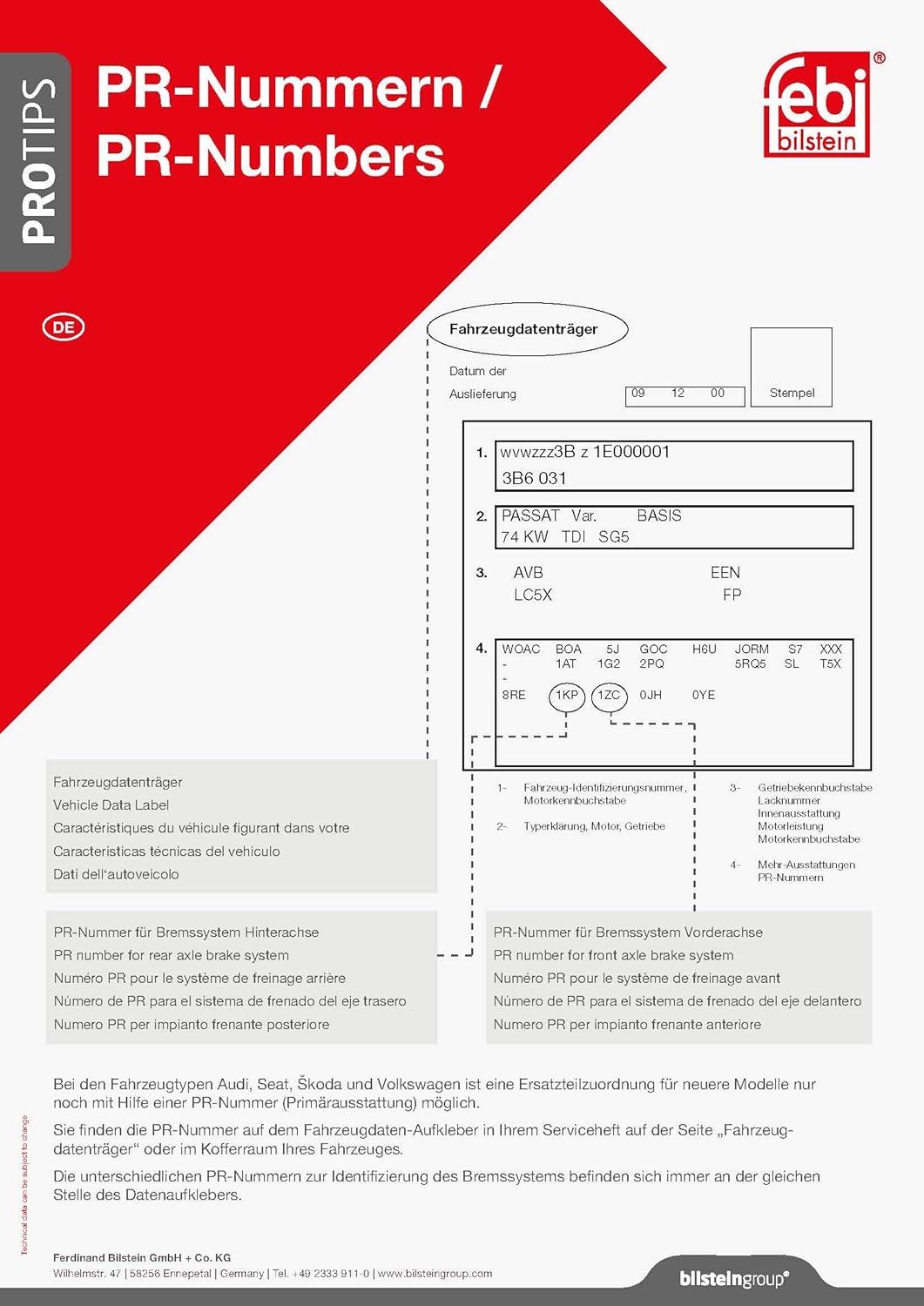 febi bilstein 23564 Bremsscheibensatz , 2 Bremsscheiben