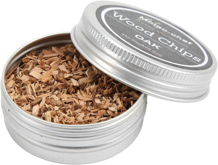 8 STÜCKE Räucherholz-Chips, Whisky-Holz-Chips-Cocktail-Raucher-Kit für Anfänger, Professionelle Bark