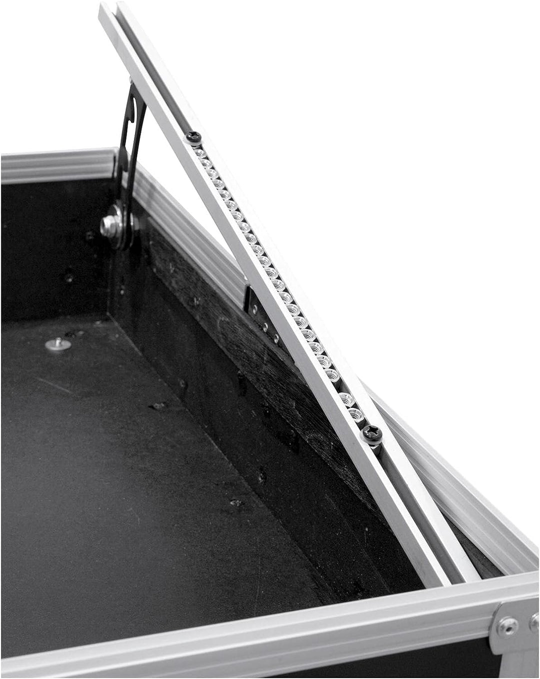 ROADINGER Mixer-Case Profi MCV-19 variabel sw 12HE | Flightcase für 483-mm-Geräte (19")