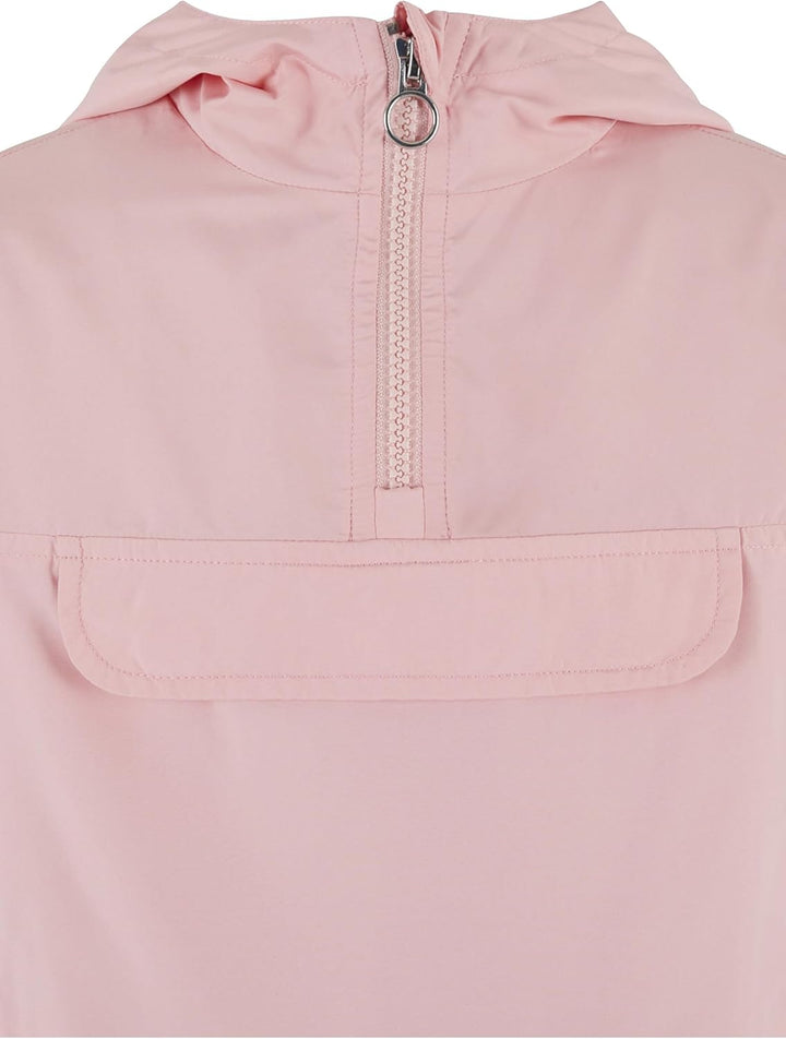Urban Classics Damen Girls Basic Pullover Jacket 122-128 Rosa, 122-128 Rosa