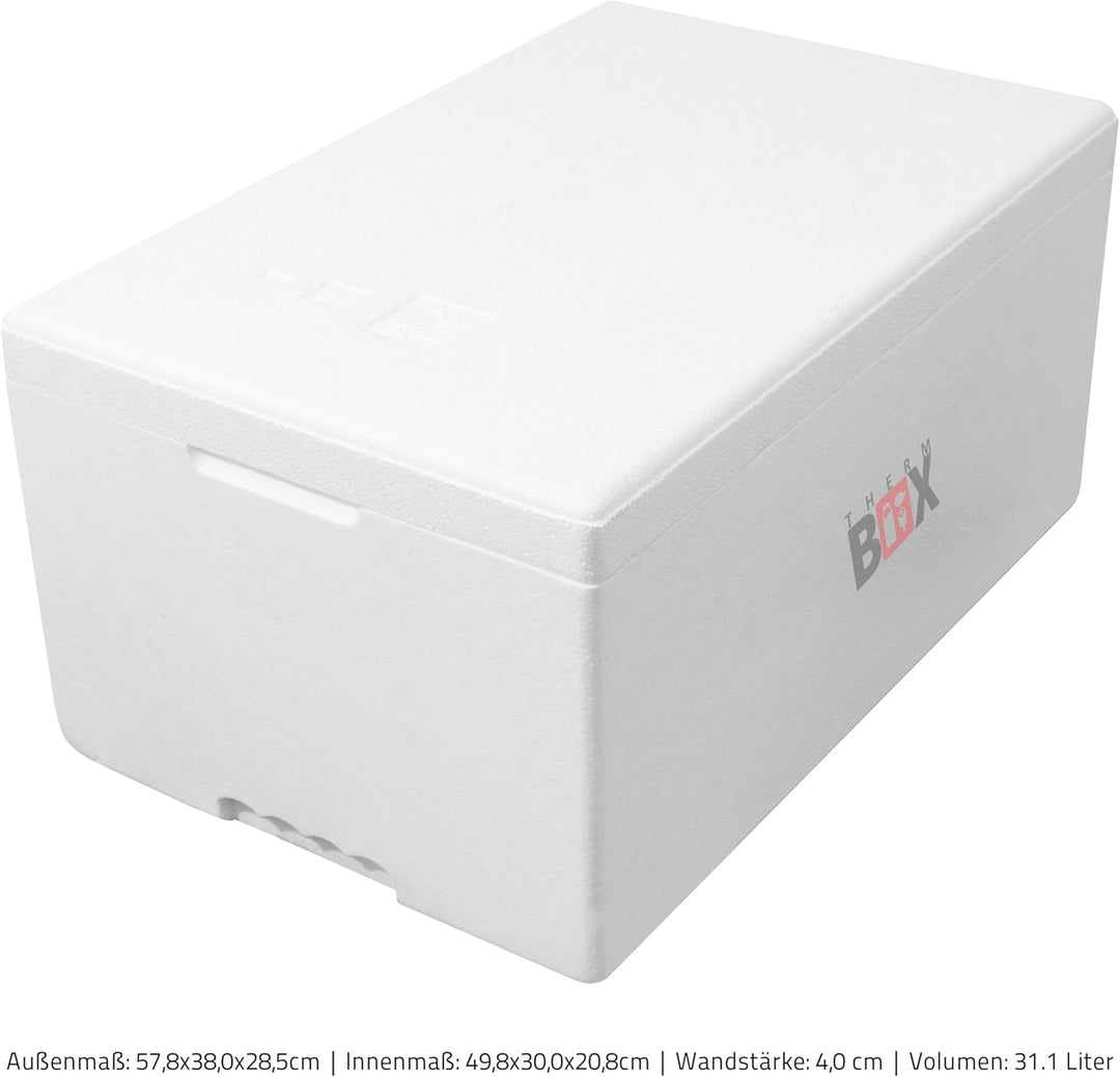 THERM BOX Modularbox 14L bis 43L Erweiterbar Verschiedene Grössen Styroporbox Kühlbox Warmhaltebox W