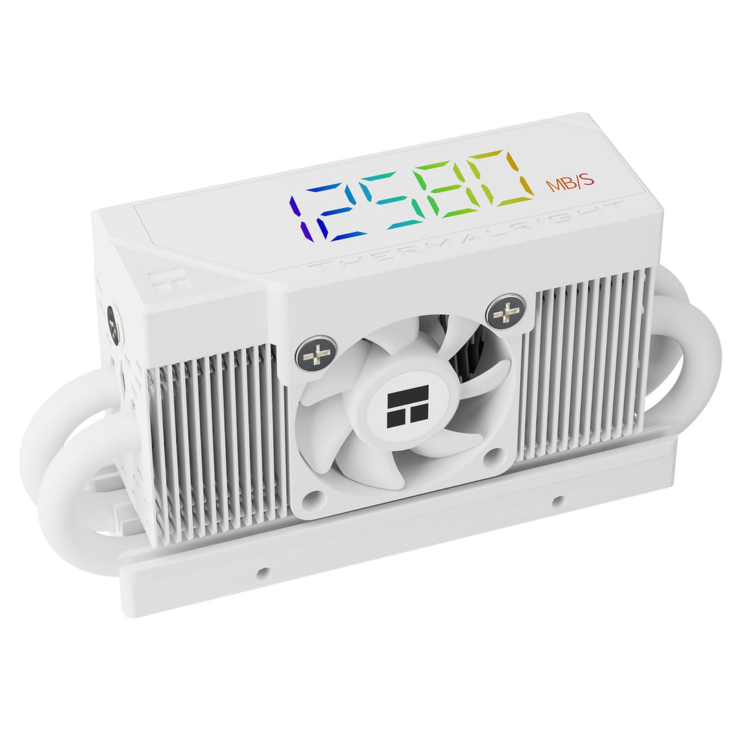 Thermalright TR HR10 2280 PRO Digital White-Precision Solid-State Drive Temperature Monitoring, 2280