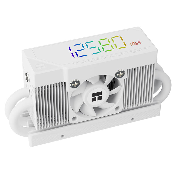 Thermalright TR HR10 2280 PRO Digital White-Precision Solid-State Drive Temperature Monitoring, 2280