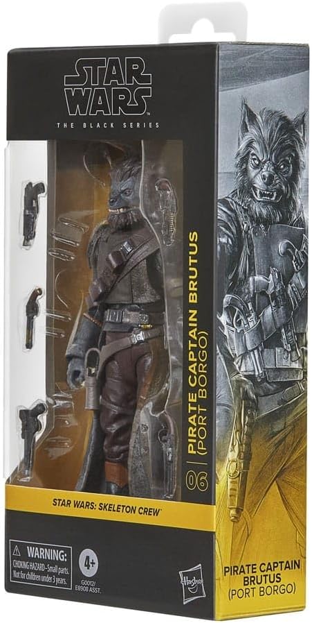 Star Wars The Black Series Pirate Captain Brutus (Port Borgo), Skeleton Crew Action-Figur (15 cm), P
