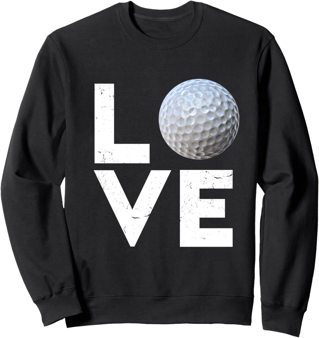 Golfer Golf Liebe Golfball Handicap Geschenk Sweatshirt