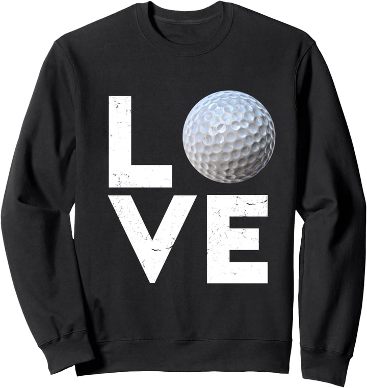 Golfer Golf Liebe Golfball Handicap Geschenk Sweatshirt