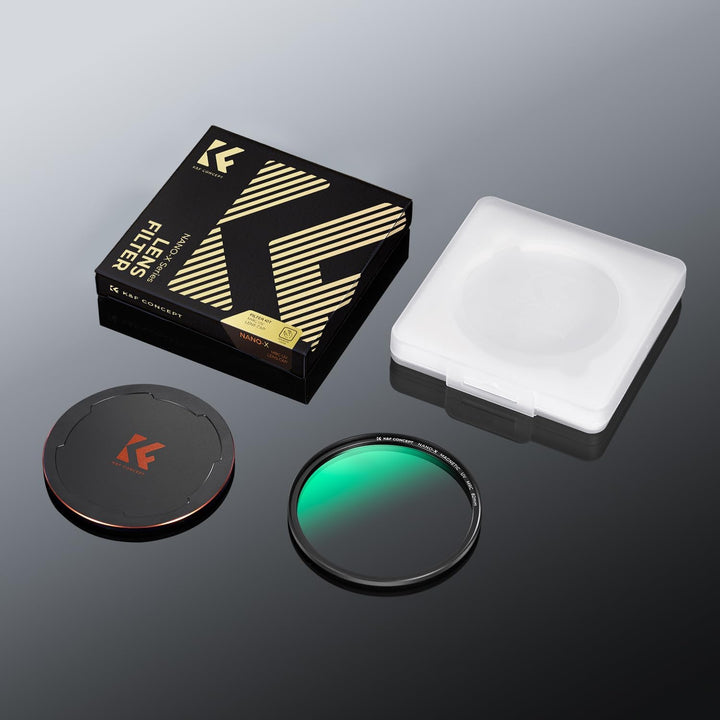 K&F Concept X-Serie 49MM Magnetischer MCUV Filter mit Objektivdeckel Schutzfilter Ultraviolett-Filte