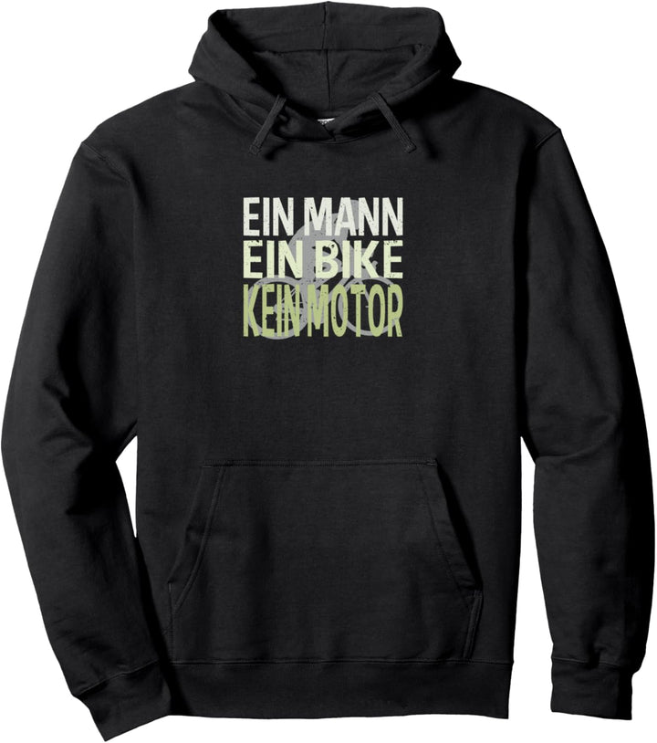 ein Mann ein Bike Pullover Hoodie