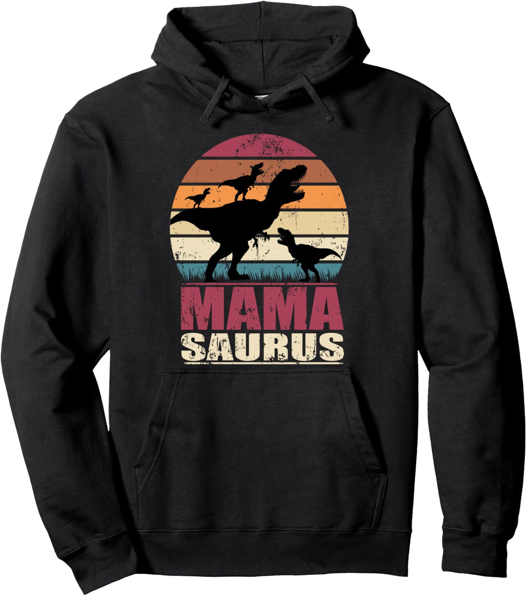 Mamasaurus Rex Dinosaurier Mutter Dino Drillinge Mama Saurus Pullover Hoodie