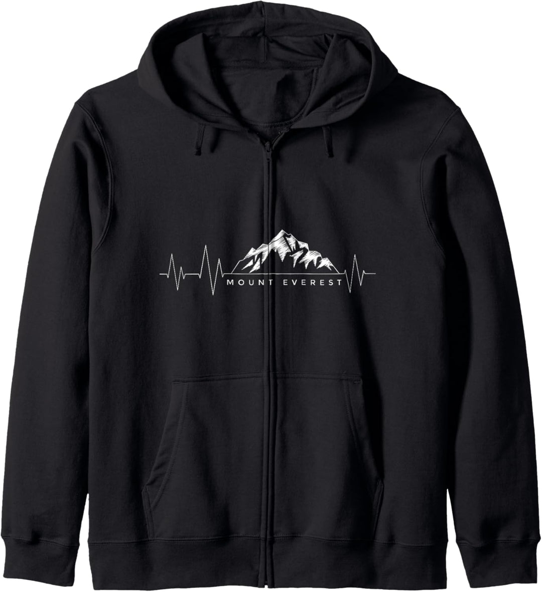 Mount Everest Himalaya Berge Herzschlag Kapuzenjacke