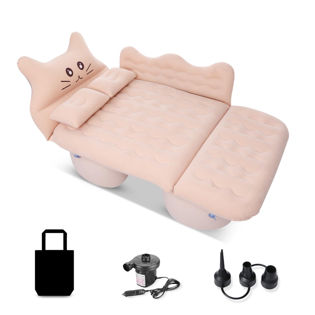 Ergocar Auto Luftmatratze Glückliche Katze Aufblasbare Matratze mit Pumpe Air Bett Camping Auto Kiss
