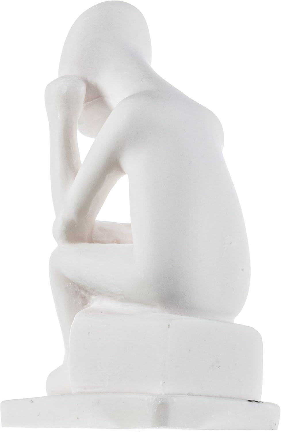 Kykladenkunst Denker Kykladen Männliches Idol Alabaster Statue Handgemachte Skulptur 15.7 cm